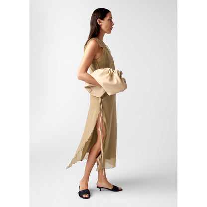 Christian Aks Leonora silk dress Dresses 8024 Khaki