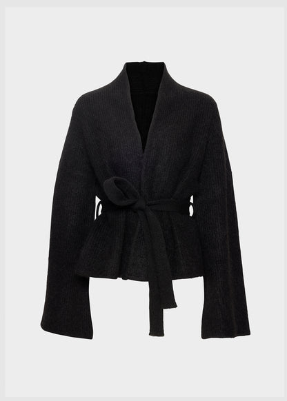Christian Aks Lila Mohair Cardigan Knitwear 9090 Black
