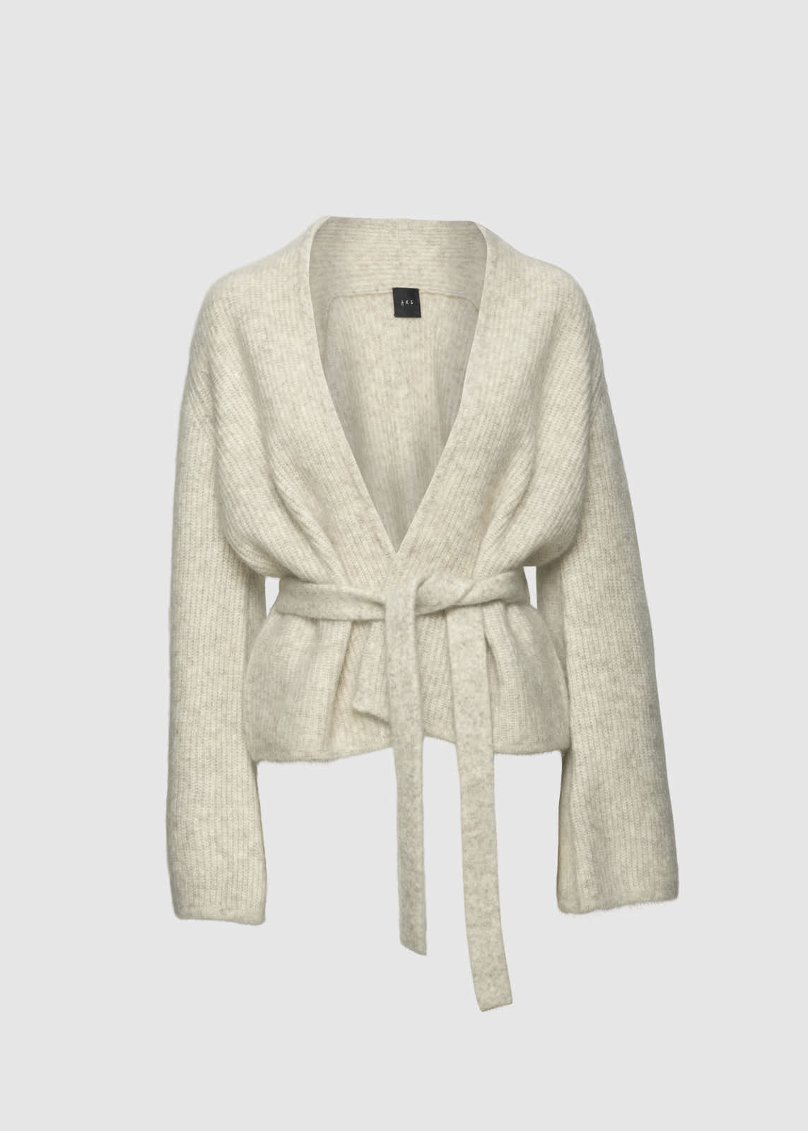 Christian Aks Lila Mohair Cardigan Knitwear 8012 Wheat