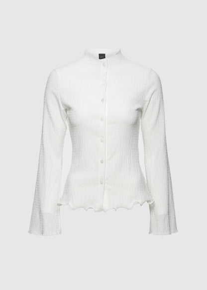 Christian Aks Lottie Crincle Top Tops 9001 White