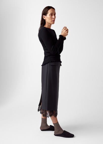 AKS LABEL International Manu Merino Sweater 02_Knitwear 9090 Black