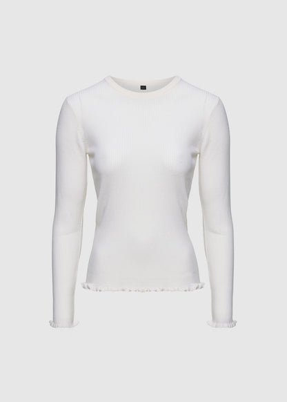 Christian Aks Manu Merino Sweater Knitwear 9001 White