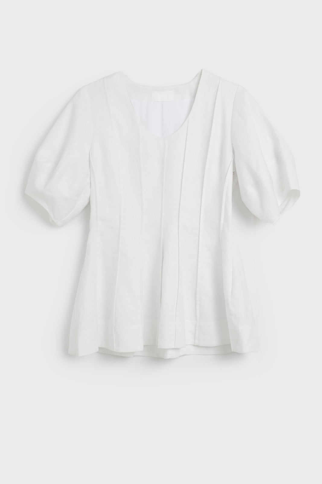 AKS LABEL Mika linen top Tops 9001 White
