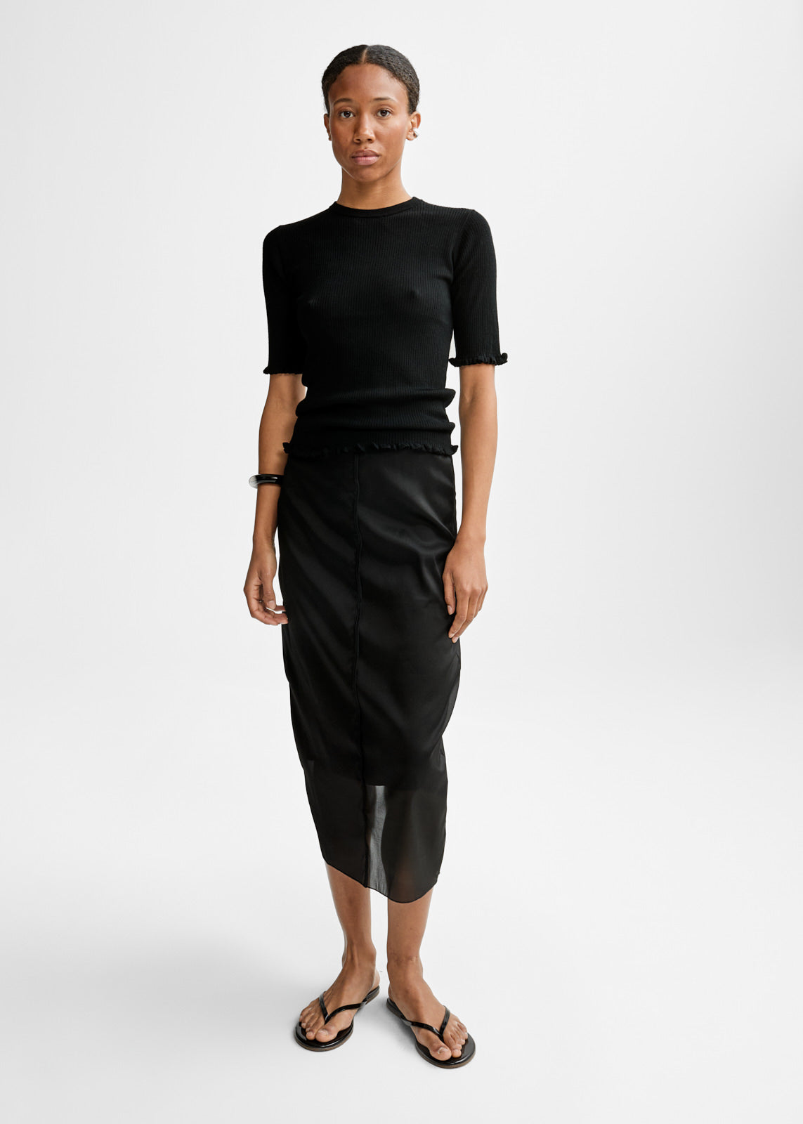 AKS LABEL International Milla Merino Knit 02_Knitwear 9090 Black