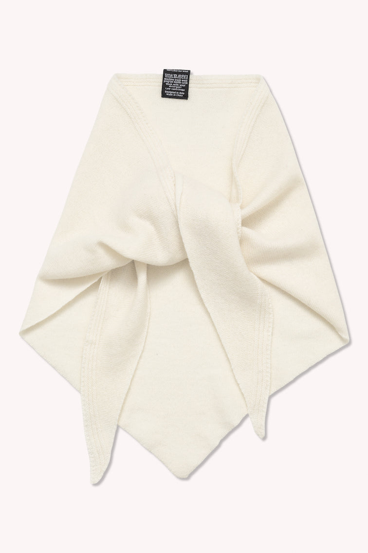 AKS LABEL International Mina Merino Scarf 09_Scarfs 9003 Eggshell