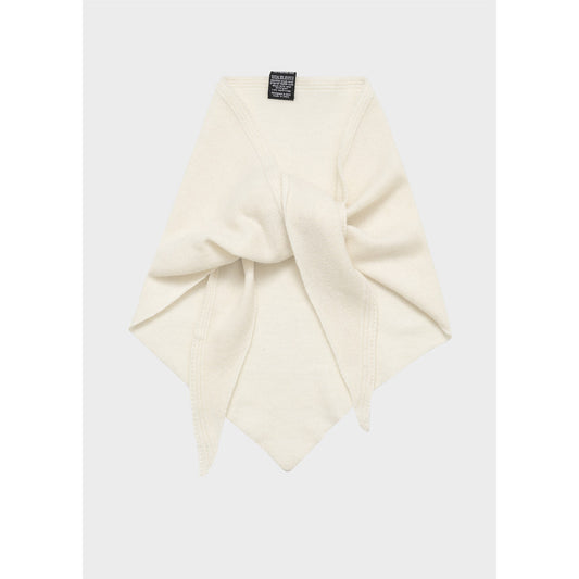 AKS LABEL Mina Merino Scarf Scarfs 9003 Eggshell