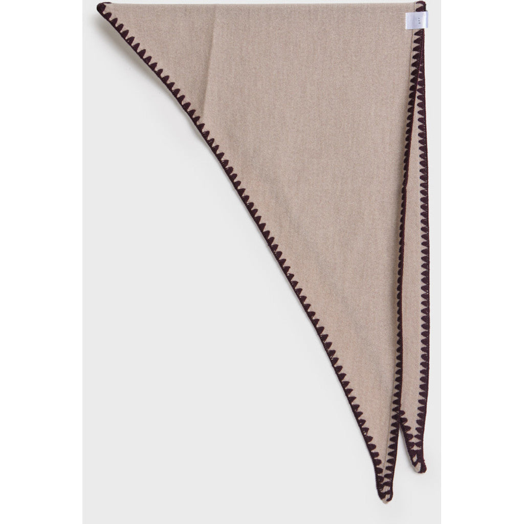 AKS LABEL Mina Stitched Merino Scarf Scarfs 8021 Beach
