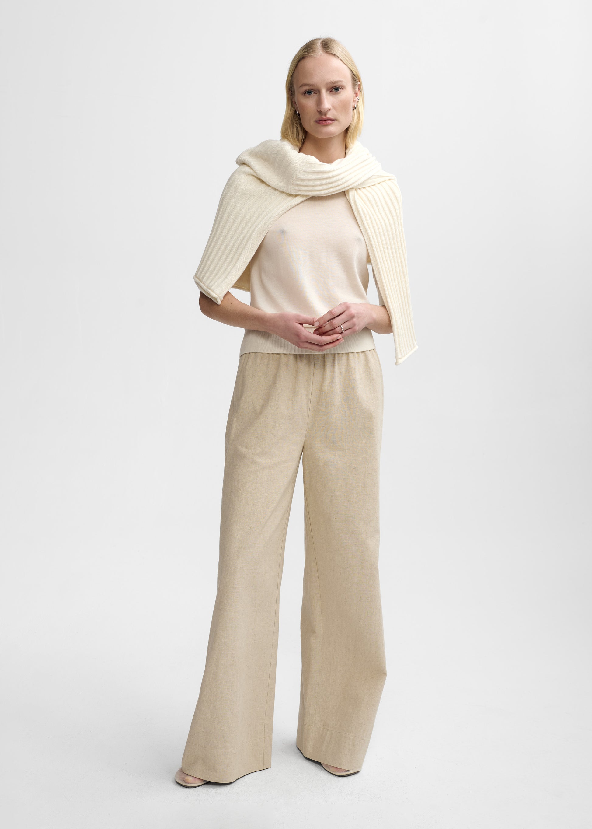 Christian Aks Mindy Merino knit Knitwear 9001 White