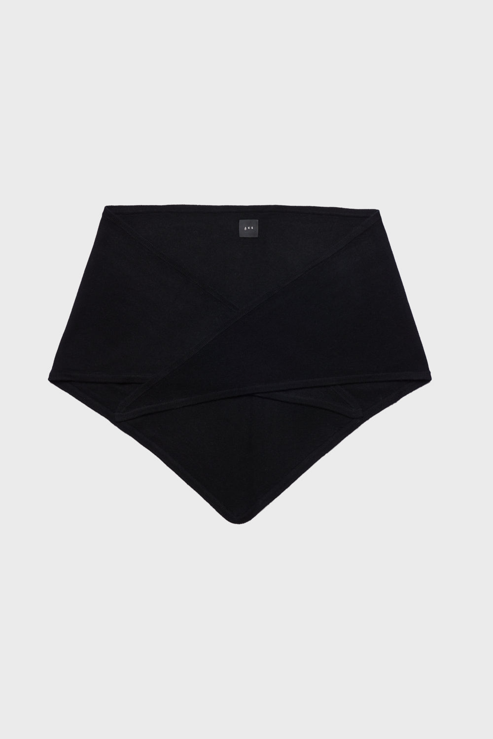 AKS LABEL International Mira Wool Cash Scarf 09_Scarfs 9090 Black