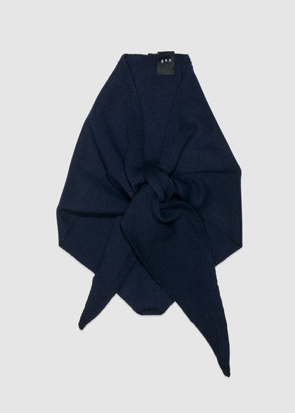 Christian Aks Mira Wool Cash Scarf Scarfs 5070 Navy