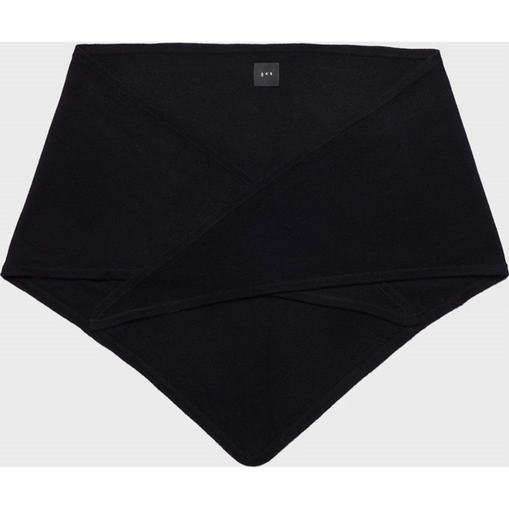 AKS LABEL Mira Wool Cash Scarf Scarfs 9090 Black