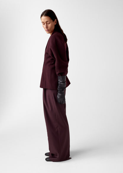 AKS LABEL International Nadina wool jakcet 00_Jackets 3056 Burgundy