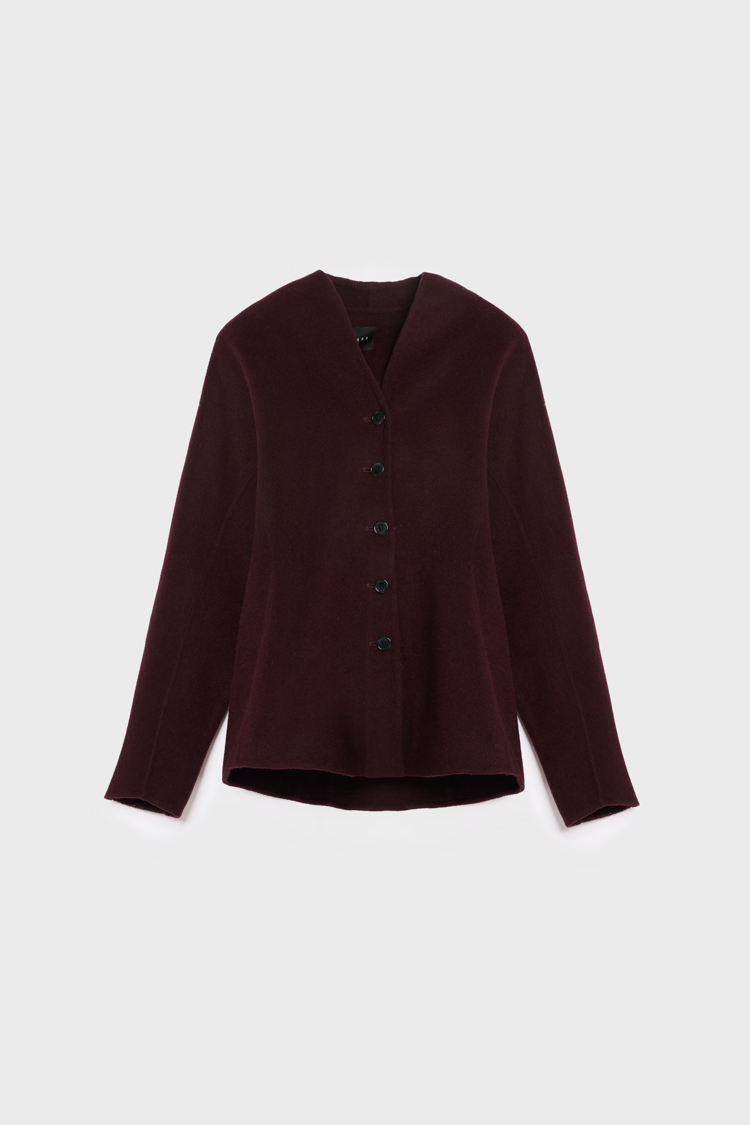 AKS LABEL International Nadina wool jakcet 00_Jackets 3056 Burgundy
