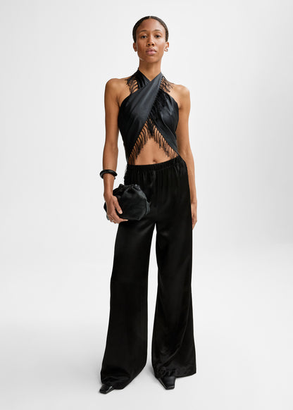 Christian Aks Naja Viscose Trouser Trousers 9090 Black