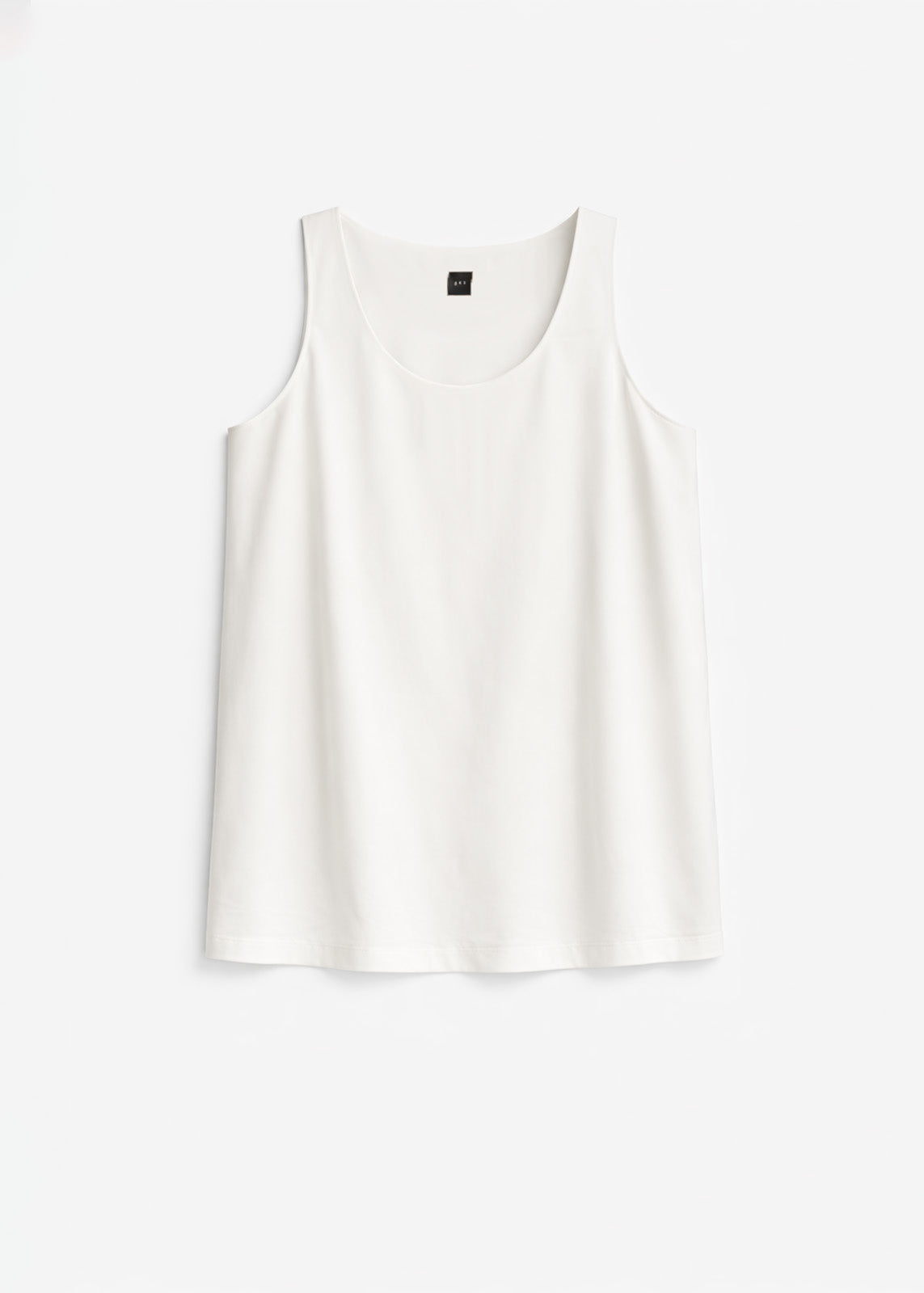 AKS LABEL International Neo Viscose Top 03_Tops 9001 White