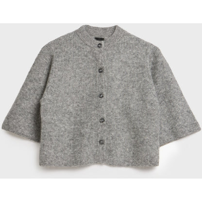 AKS LABEL Nolita mohair cardigan Knitwear 9053 M. Grey Mel