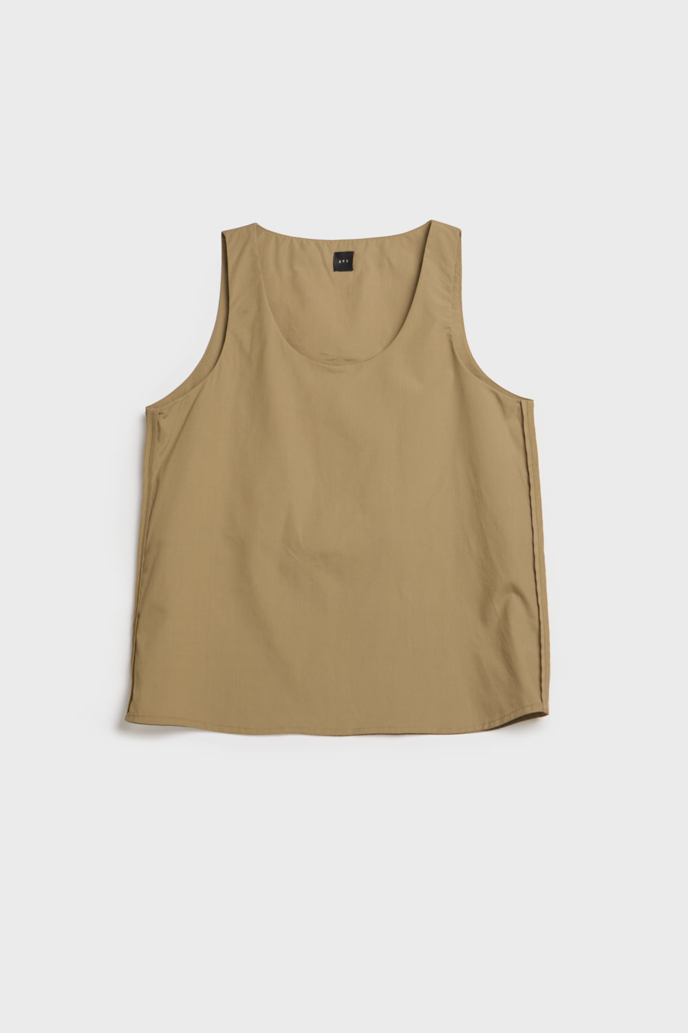 Christian Aks Nur Poplin Top Tops 8068 Wood