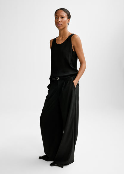 AKS LABEL Nur Viscose Top Tops 9090 Black