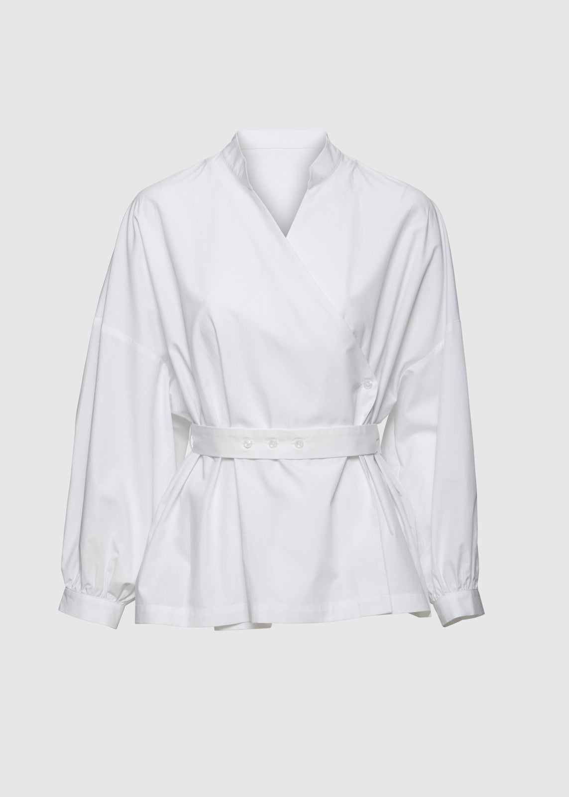 Christian Aks Paloma Poplin Shirt Shirts 9001 White