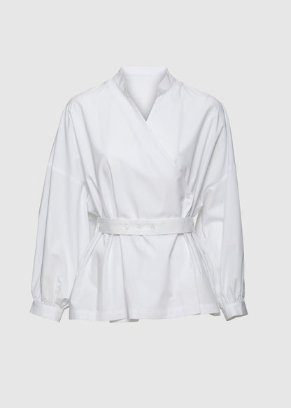 Christian Aks Paloma Poplin Shirt Shirts 9001 White