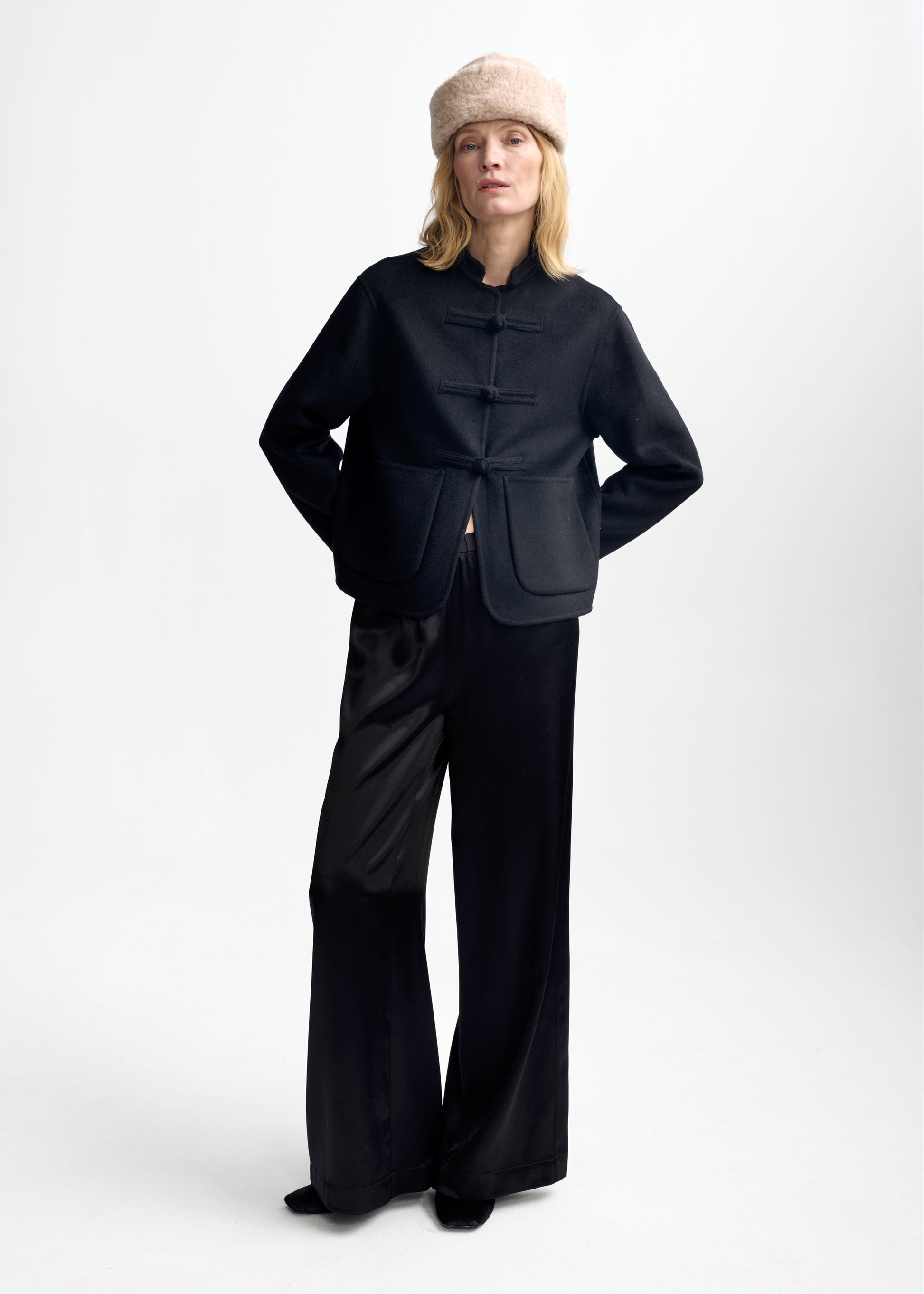 Christian Aks Phoebe wool jacket Jackets 9090 Black