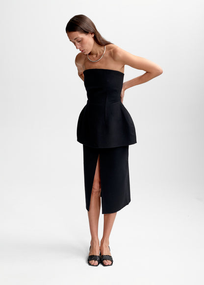 AKS LABEL Priya wool skirt Skirts 9090 Black