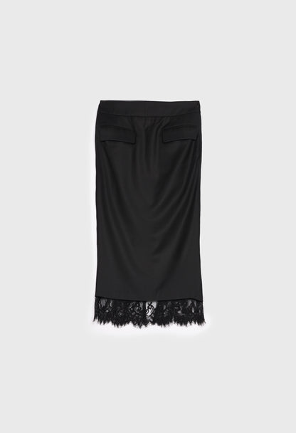 AKS LABEL International Prudy wool skirt 06_Skirts 9090 Black