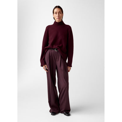 AKS LABEL Rico cashmere turtleneck Knitwear 3056 Burgundy