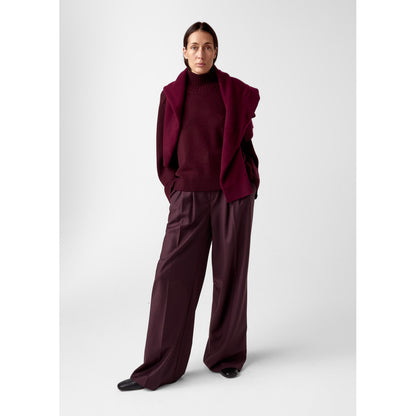 AKS LABEL Rico cashmere turtleneck Knitwear 3056 Burgundy