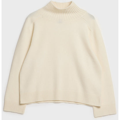 AKS LABEL Rico cashmere turtleneck Knitwear 9003 Eggshell