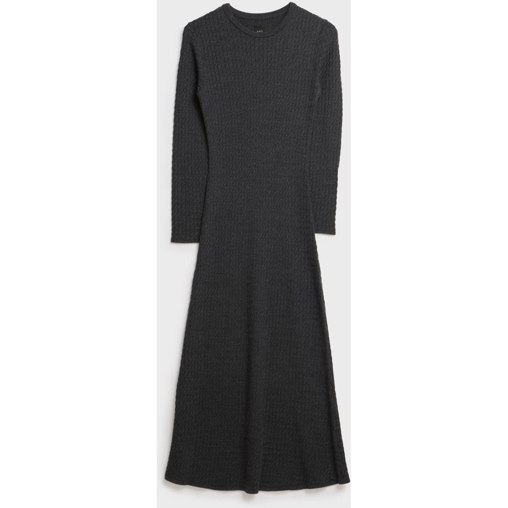 AKS LABEL Sana merino dress Dresses 9061 Dk. Grey Mel
