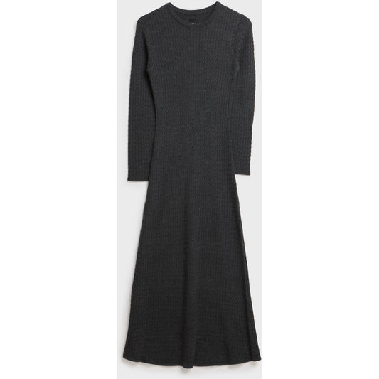 AKS LABEL Sana merino dress Dresses 9061 Dk. Grey Mel