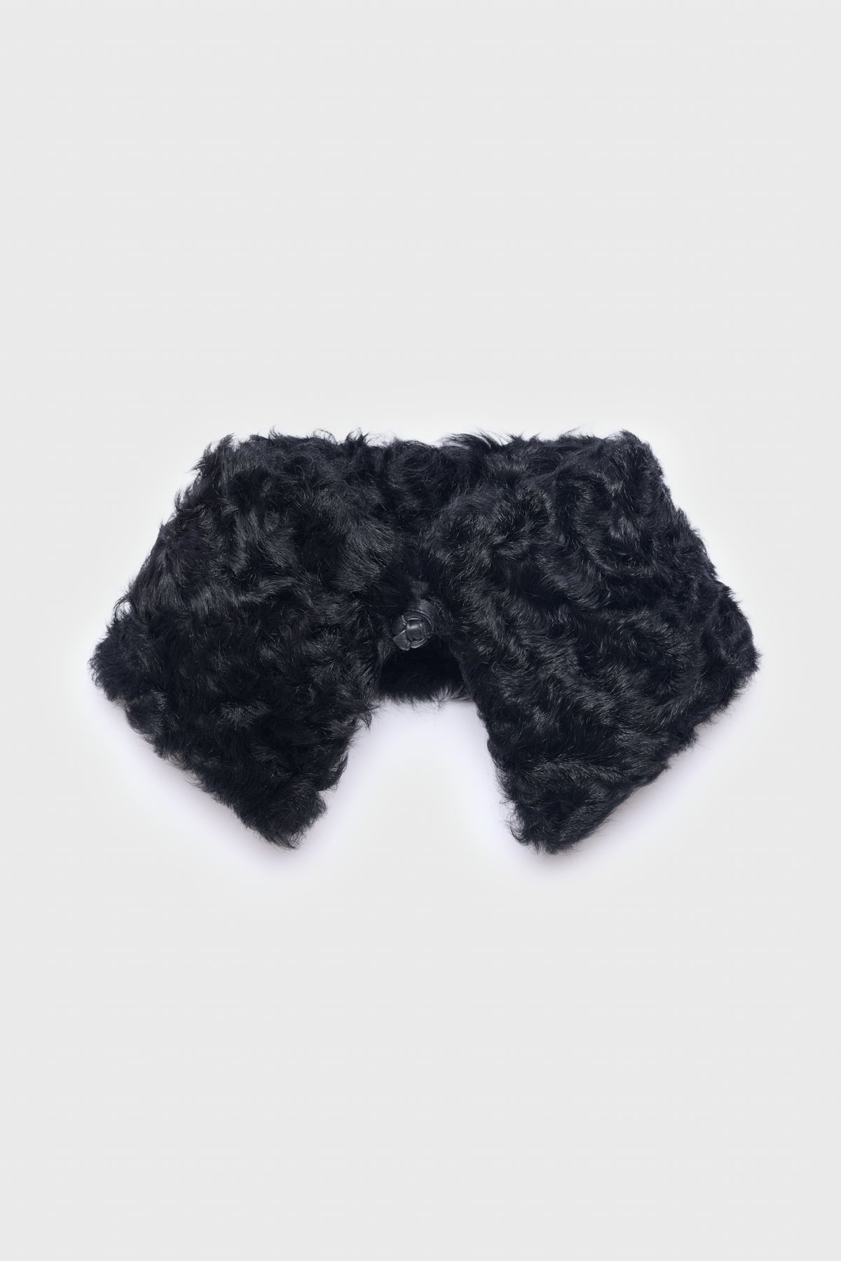 AKS LABEL International Shearling collar 09_Scarfs 9090 Black