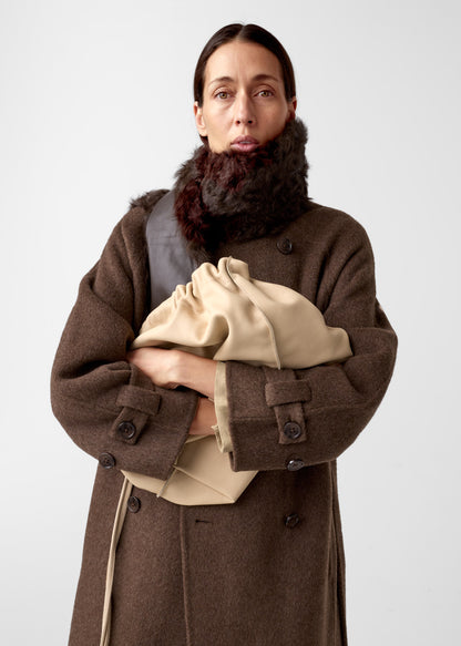 AKS LABEL International Shearling scarf 09_Scarfs 8069 Espresso