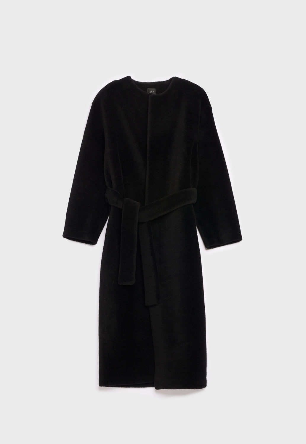 AKS LABEL International Sitra lamb fur coat 01_Coats 9090 Black