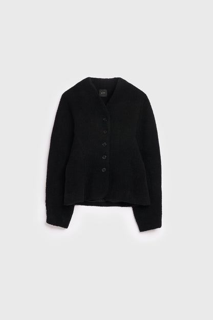 AKS LABEL International Stella wool jacket 00_Jackets 9090 Black