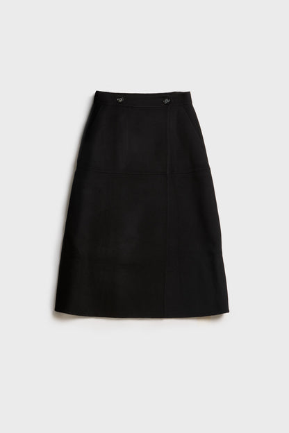AKS LABEL International Thelma wool skirt 06_Skirts 9090 Black