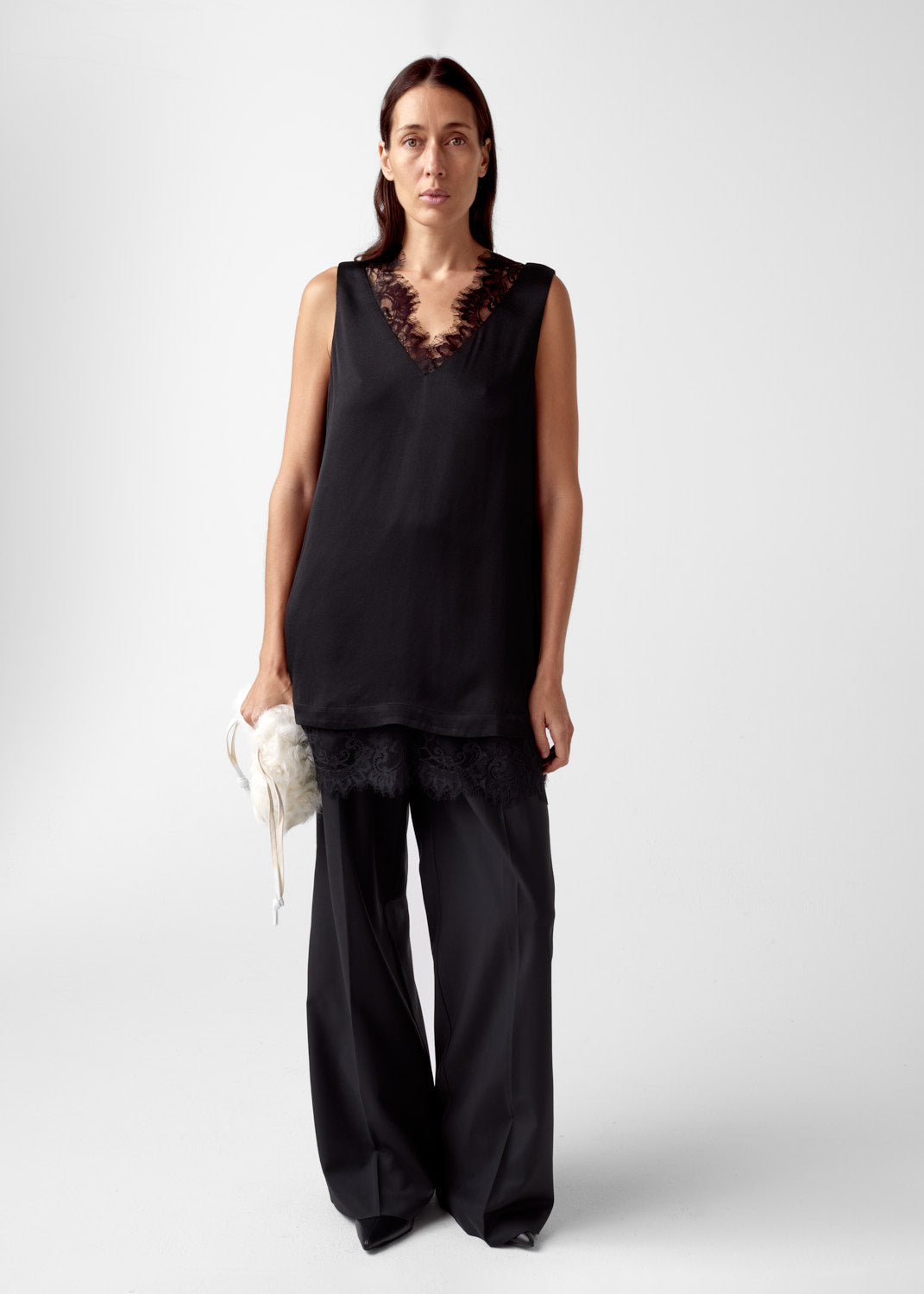 AKS LABEL International Thurma lace top 03_Tops 9090 Black