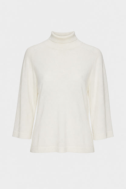 AKS LABEL International Tia Merino Knit 02_Knitwear 9001 White