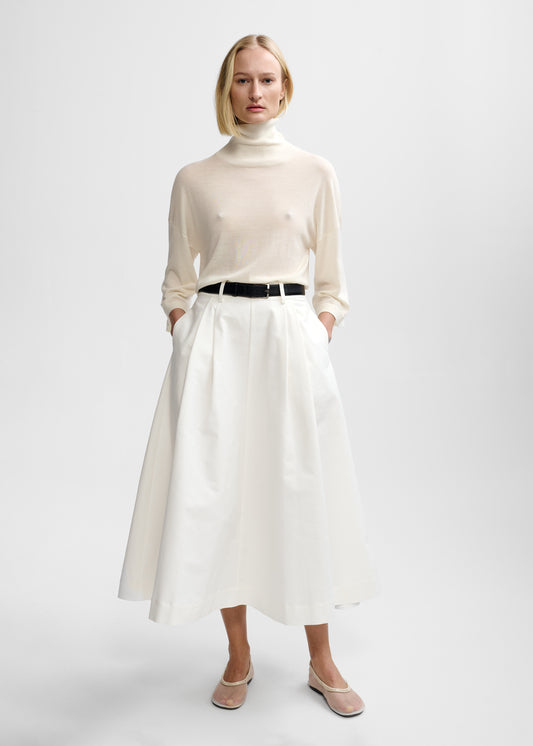 AKS LABEL International Tia Merino Knit 02_Knitwear 9001 White