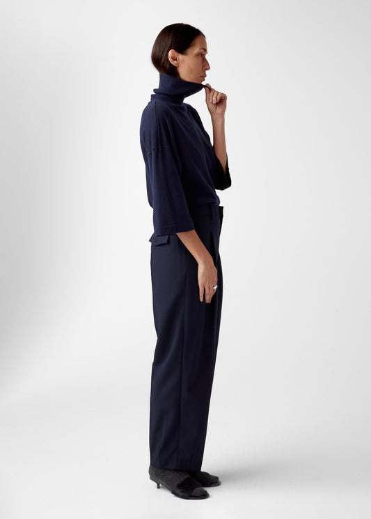 Christian Aks Tia Merino Knit Knitwear 5070 Navy