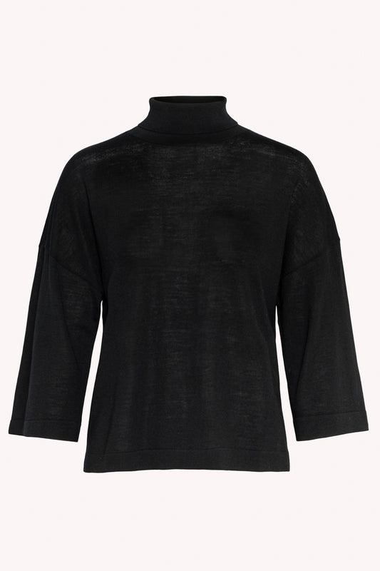 AKS LABEL Tia Merino Knit Knitwear 9090 Black