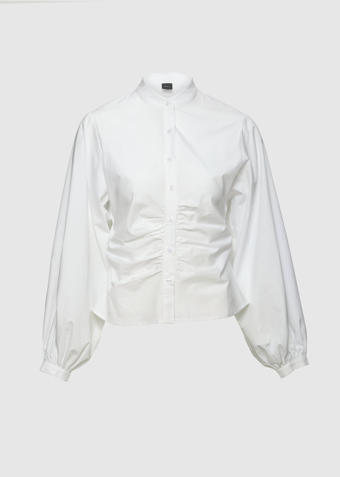 AKS LABEL Velora Poplin Shirt Shirts 9001 White