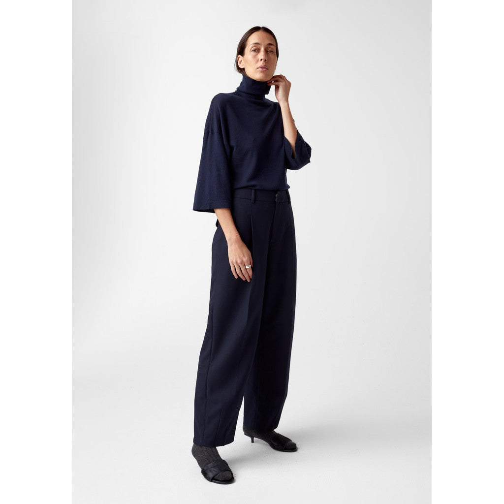 AKS LABEL Vero trouser Trousers 5070 Navy